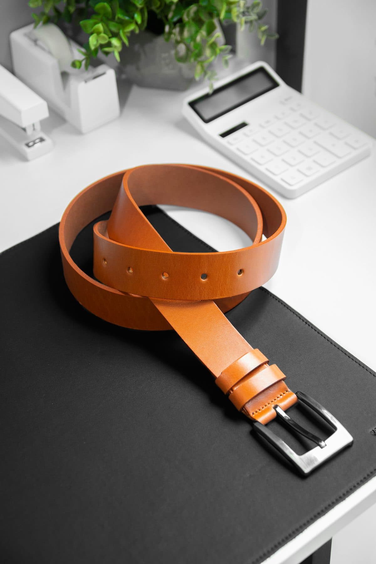 Men's Formal Reversible Leather Belt