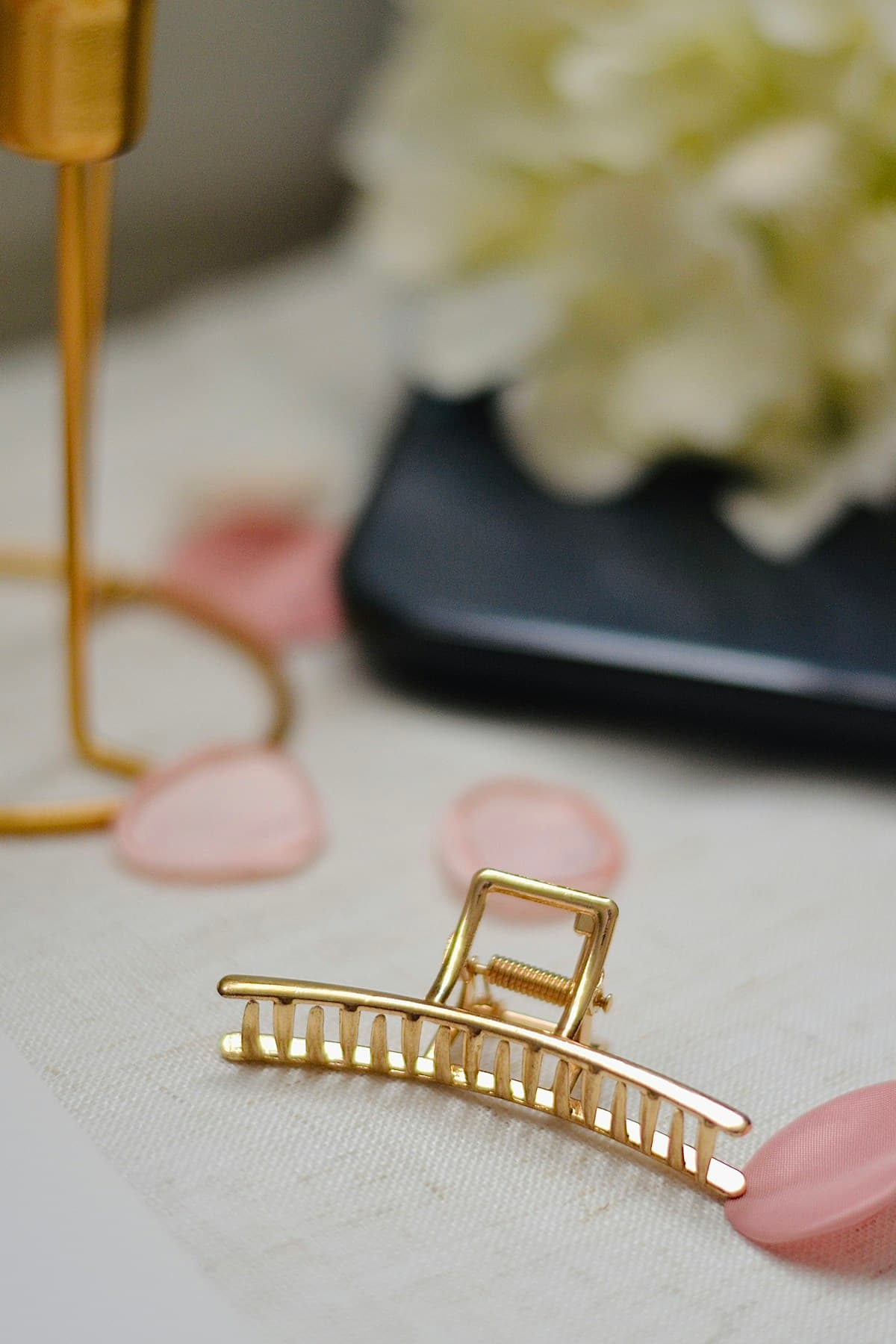 Gold Metal Bobby Pin Set
