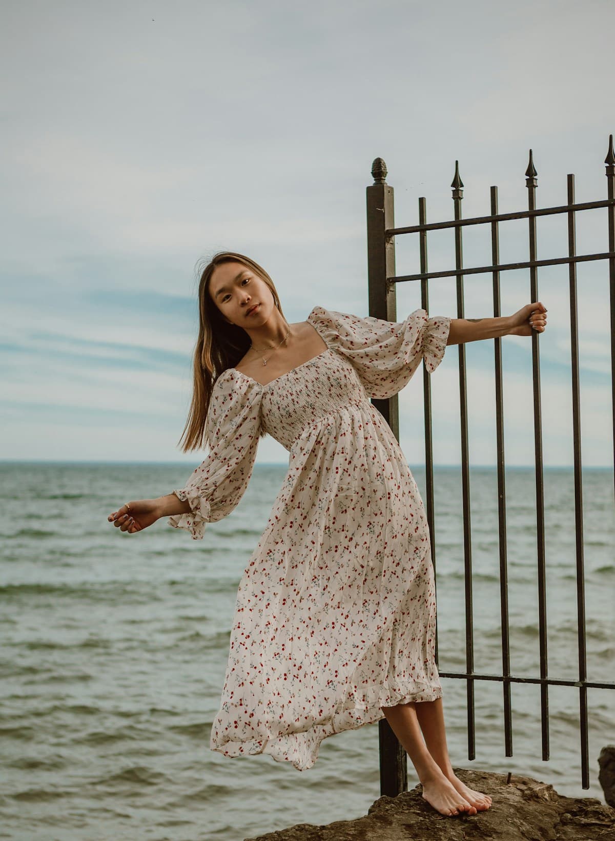 Aarong Block Print A-Line Dress