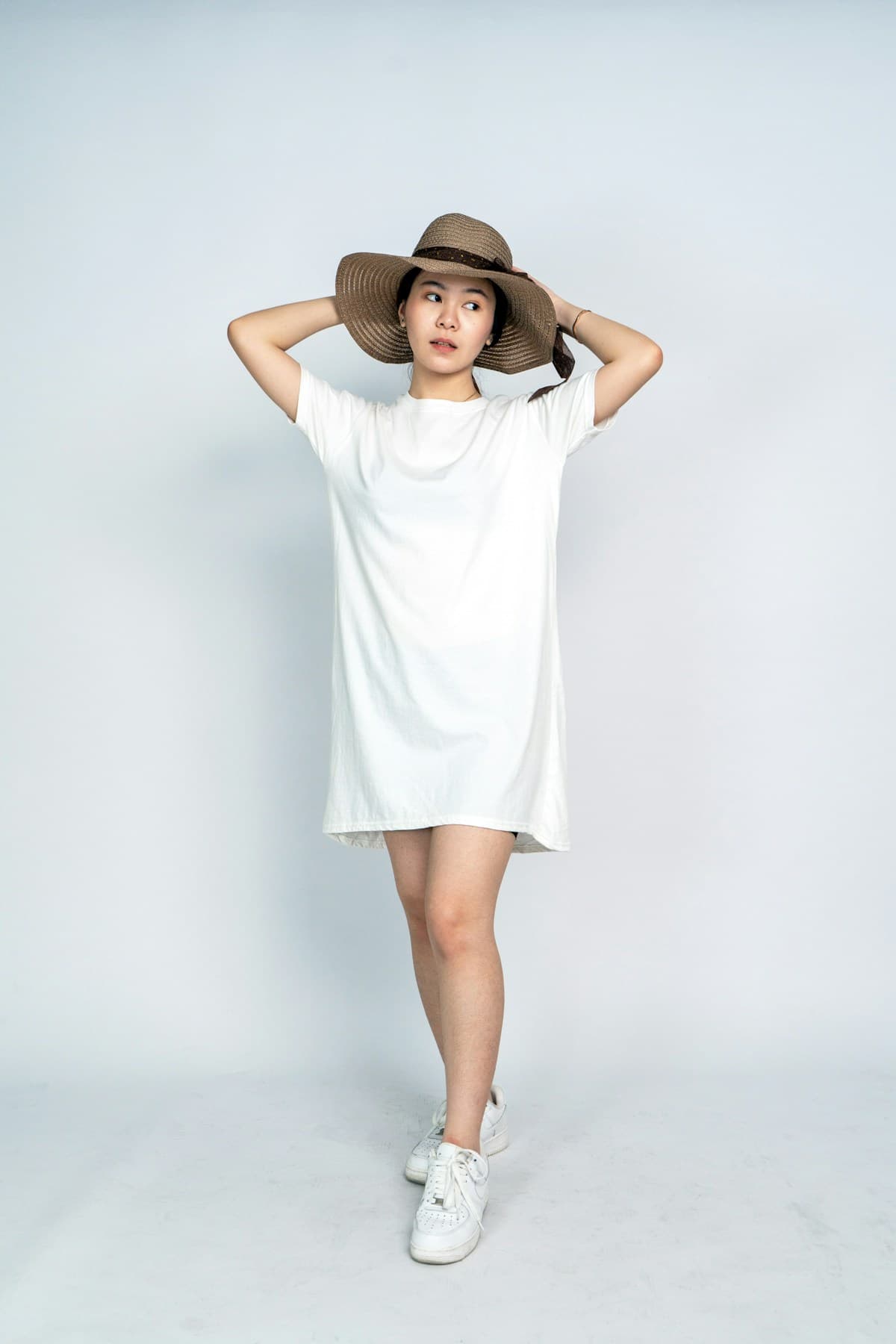 Sailor Striped Cotton Shirt Dress